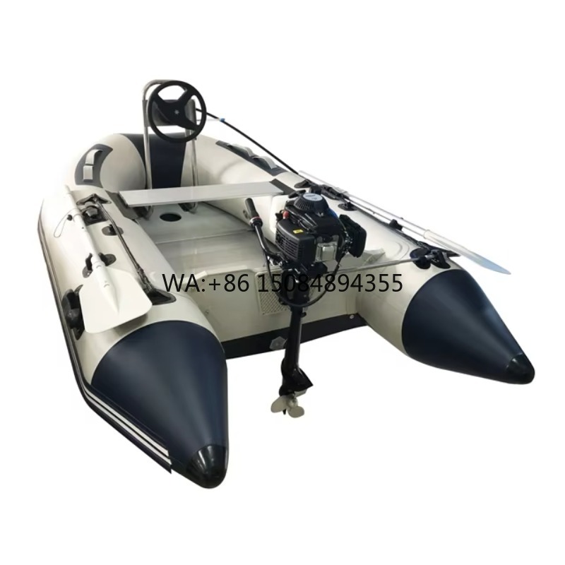 Inflatable Boat 3.3M Pvc - 3.3メートルアルミフロアスピードボートPVC折りたたみ式インフレータブルスポーツヨットリジッドレスキューボート（釣り、ドリフティング、ダイビング用）