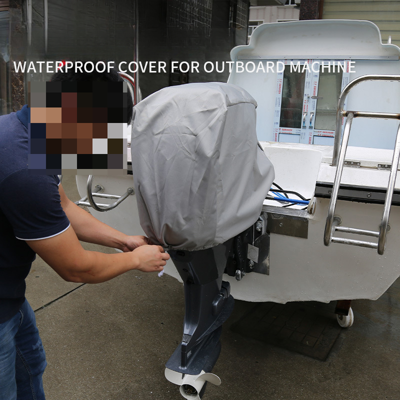 Outboard Motor Cover Waterproof - 防水厚手の日焼け止めカバー、船外機ボートエンジン、60-250hp用プロペラボートカバー