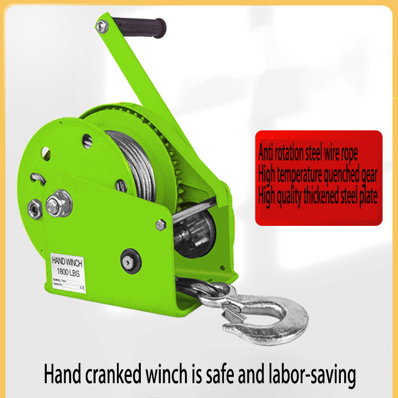 Boat Trailer Winch Strap - 双方向自動ロック式手動ウインチ,トラクションホイスト,小型リフティングクレーン,家庭用クレーン
