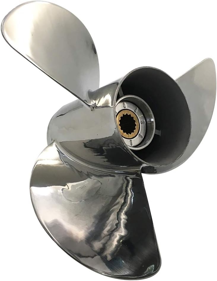 Outboard Motor Propeller Stainless - 新しいウィニボ3枚羽根プロペラ 13-1/4