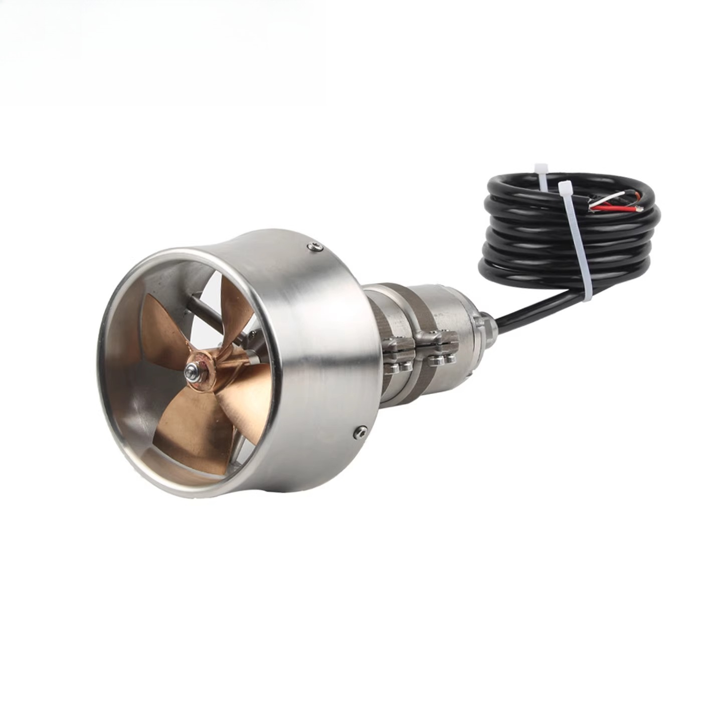 Outboard Motor Propeller Stainless - KYI-8ET-SUS 316Lステンレス鋼ボディ、銅製プロペラ、内蔵ドライバー付きブラシレス防水モーター