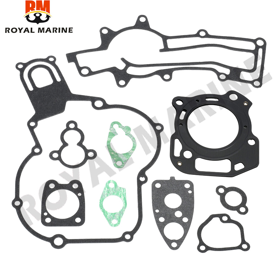 Outboard Motor 6Hp 4 Stroke - 6BX-WE001-00 6EE-W0001-00 ヤマハ製船外機用パワーヘッドガスケットキット。F6、F4、4HP、6HP、4ストロークエンジンに対応。交換用部品。