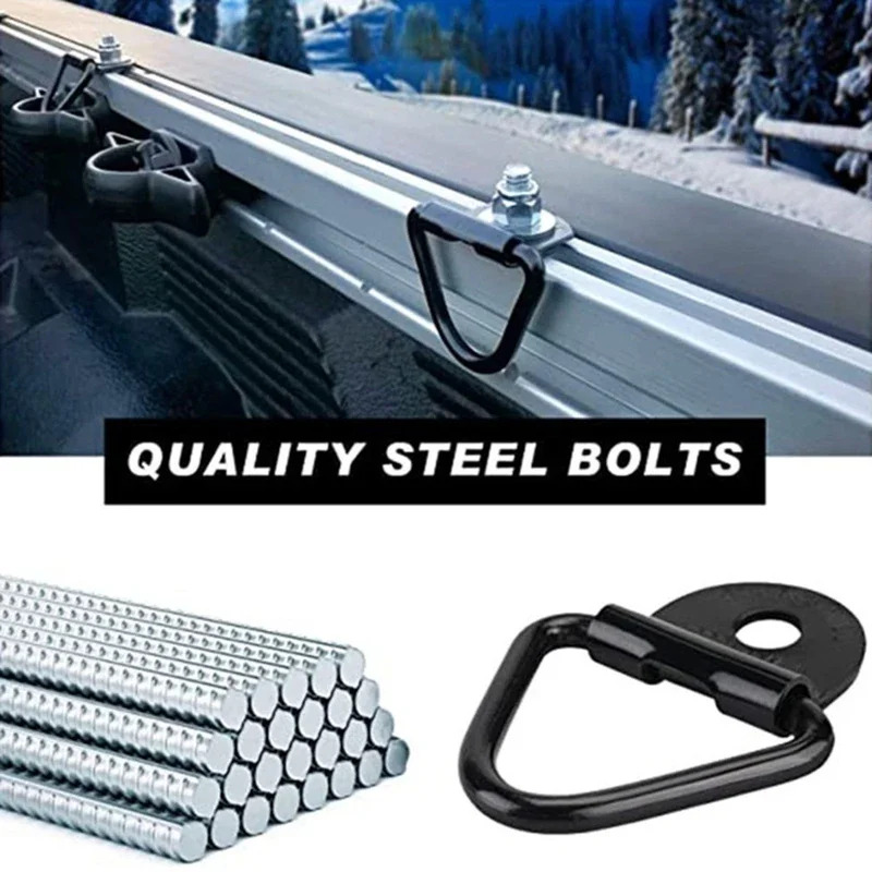10-60個入り D型タイダウンアンカーリング 鉄製ステンレ - Boat Trailer Winch Strap のレビューと価格
