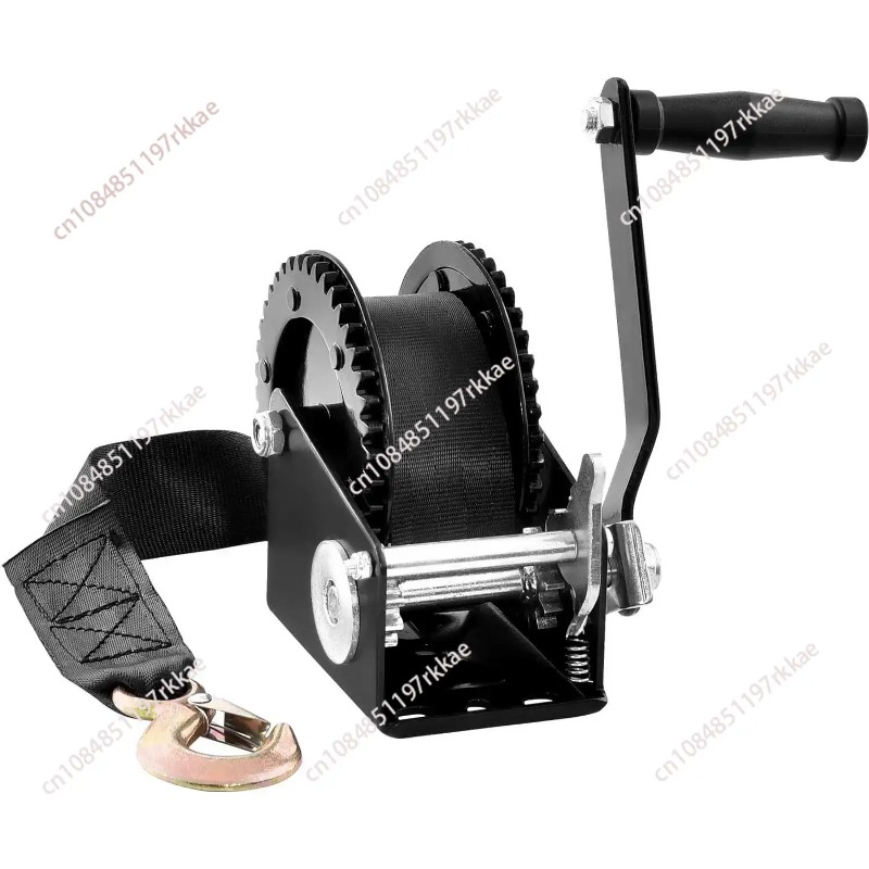 ハンドウィンチ 2500ポンド牽引能力 ボートトレーラーウィ - Boat Trailer Winch Strap のレビューと価格
