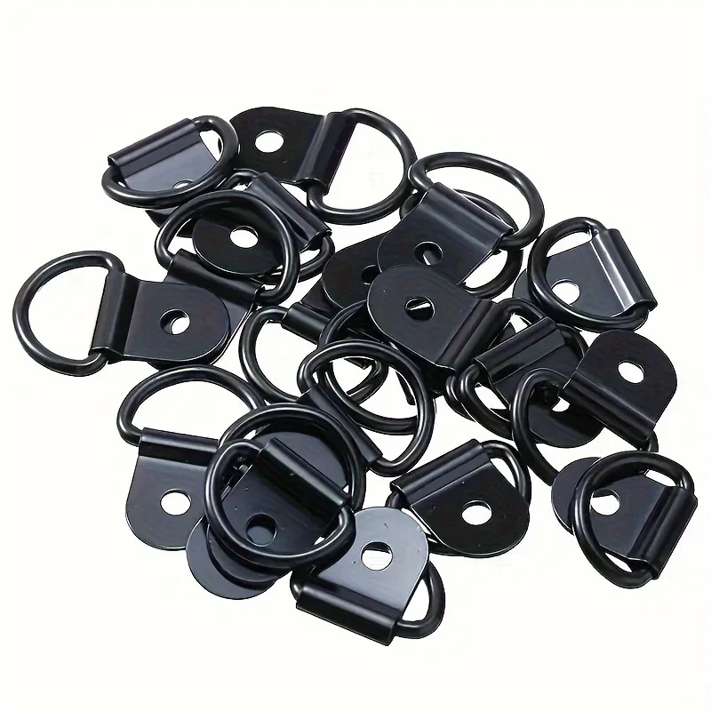 10個 D型プルフックタイダウンアンカーリング 鉄製ステンレ - Boat Trailer Winch Strap のレビューと価格