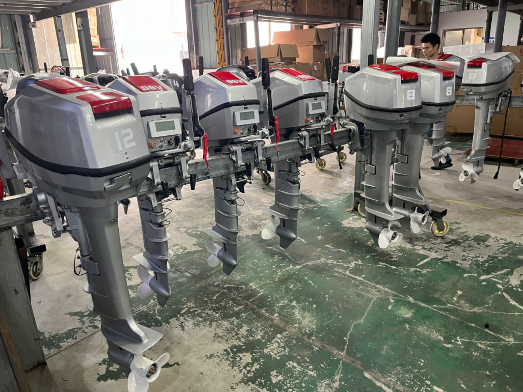 15KW電動モーター搭載ボート用吊り下げ式推進装置20HP電 - Electric Outboard Motor 3Hp のレビューと価格