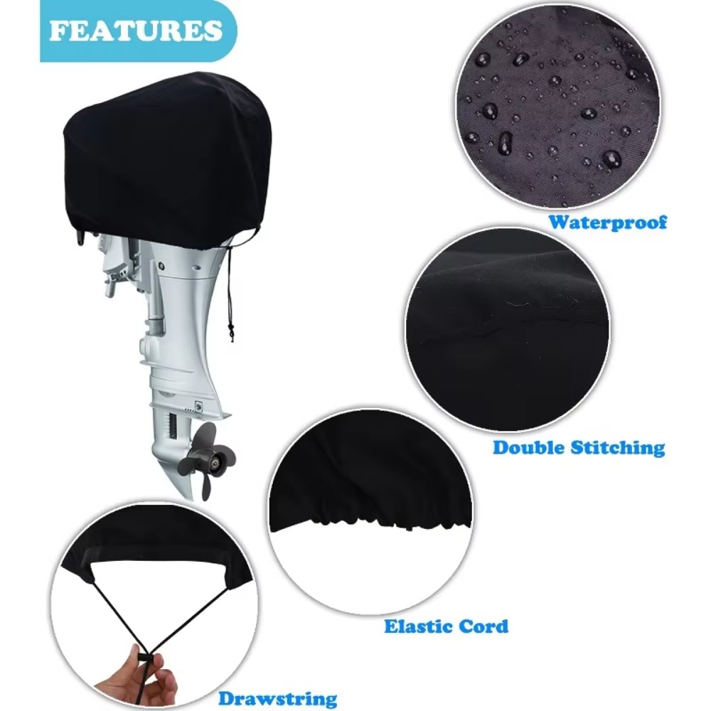 モーターエンジン用ボートカバー 15～250馬力対応 210 - Outboard Motor Cover Waterproof のレビューと価格