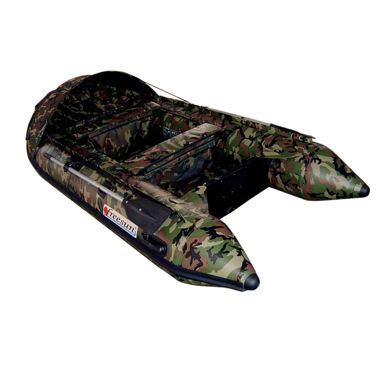 インフレータブルPVCカモフラージュボート,3つのチャンバー - Inflatable Boat 3.3M Pvc のレビューと価格
