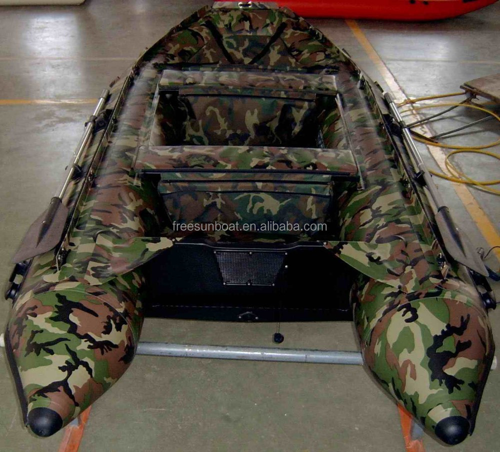 インフレータブルPVCカモフラージュボート,3つのチャンバー - Inflatable Boat 3.3M Pvc のレビューと価格