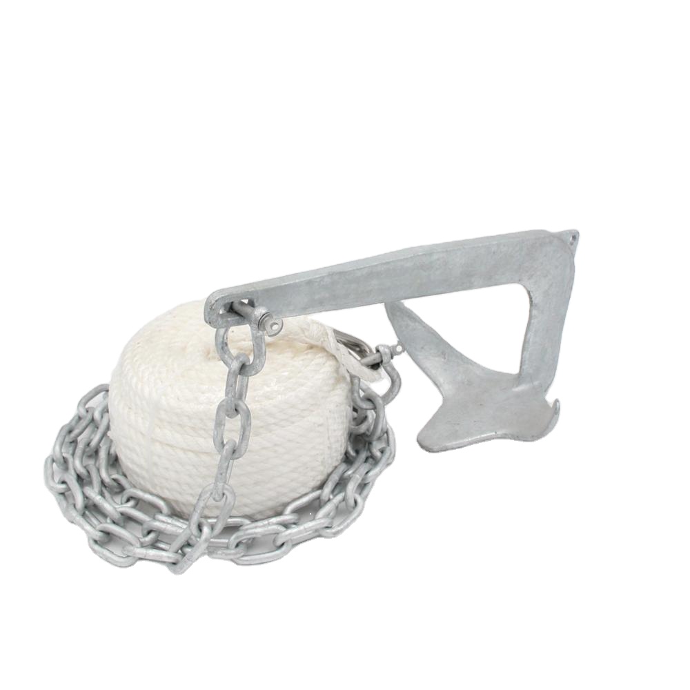 ブルースアンカーキット（ロープとチェーン付き）溶融亜鉛メッキ - Boat Anchor Kit Galvanized のレビューと価格