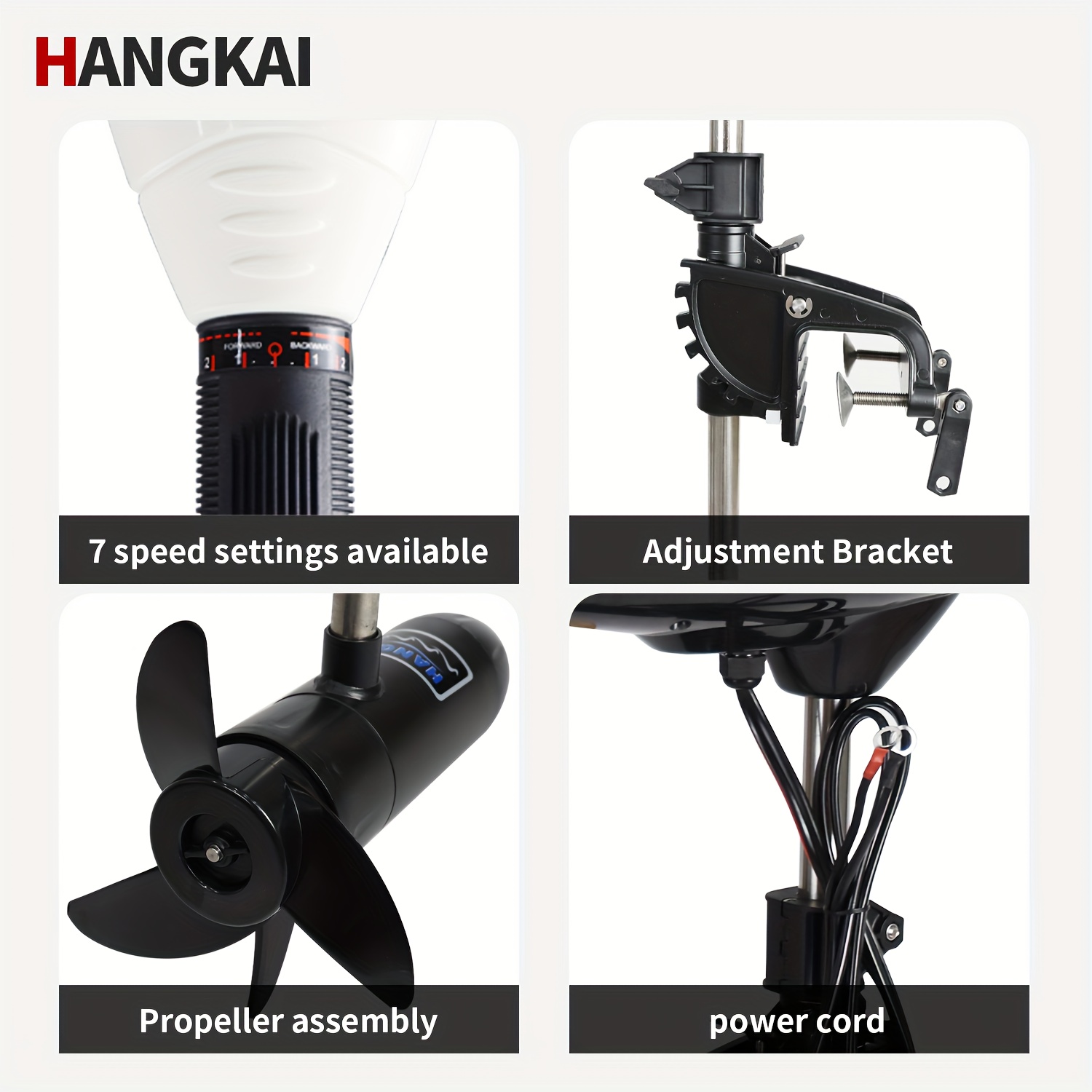 KOETSU HANGKAI 55/65 LBS 推力電動ト - Electric Outboard Motor 3Hp のレビューと価格
