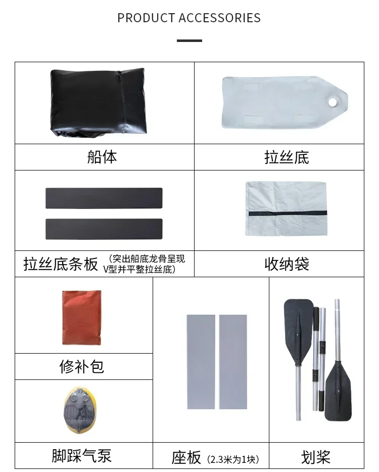 2.3～3.3m エアデッキ付きインフレータブルフィッシング - Inflatable Boat 3.3M Pvc のレビューと価格
