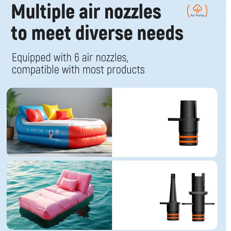 携帯用電動エアポンプ、インフレータブルカヤック、浮き輪、プー - Inflatable Boat Electric Pump のレビューと価格