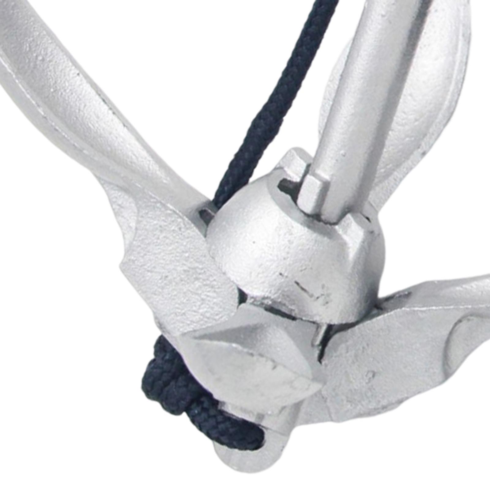 3.5ポンド ボートアンカー 折りたたみ式グラップネルアンカ - Boat Anchor Kit Galvanized のレビューと価格