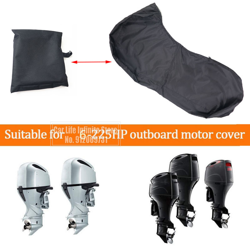 完全な船外機エンジン,防水,黒,船エンジン保護,420d,6 - Outboard Motor Cover Waterproof のレビューと価格