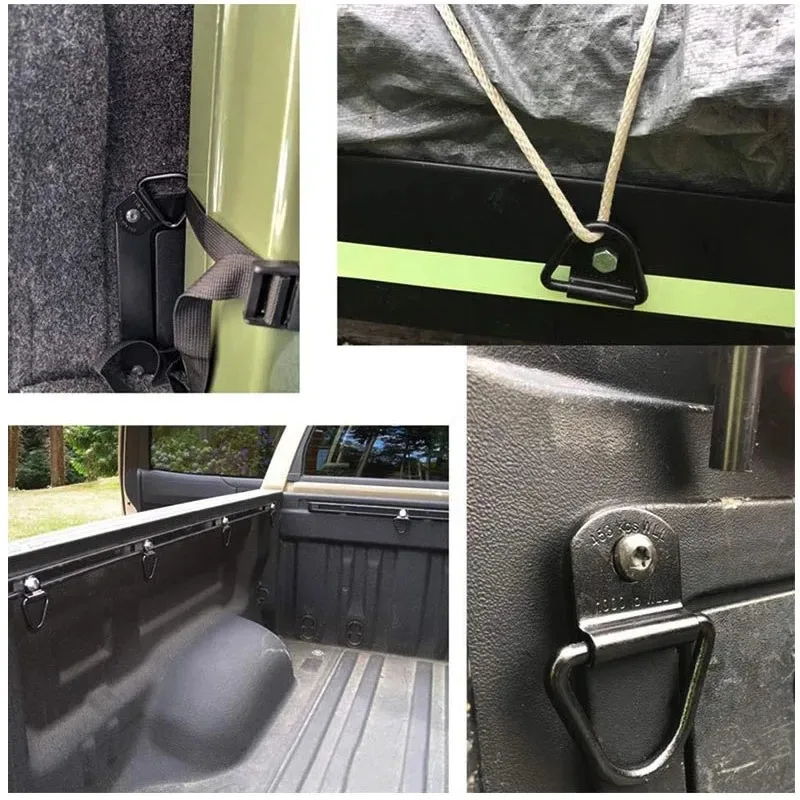 20/10個 D型プルフックタイダウンアンカーリング 鉄 ス - Boat Trailer Winch Strap のレビューと価格