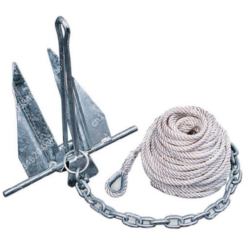 溶融亜鉛メッキ ダンフォース式アンカーセット 折りたたみ傘型 - Boat Anchor Kit Galvanized のレビューと価格