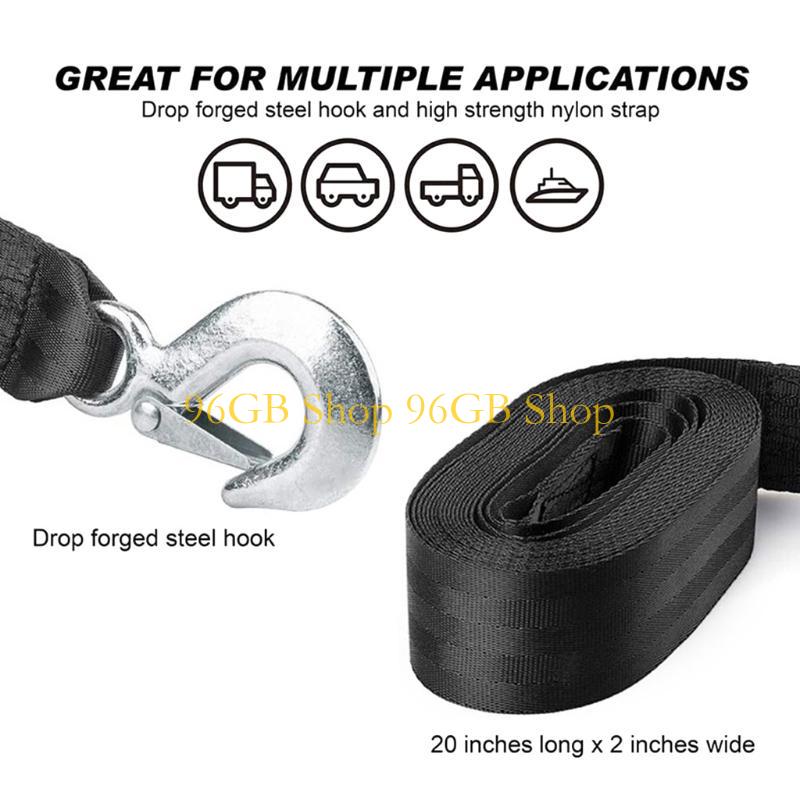 96GB 海洋輸送用品耐久性のあるトレーラーボートウインチス - Boat Trailer Winch Strap のレビューと価格