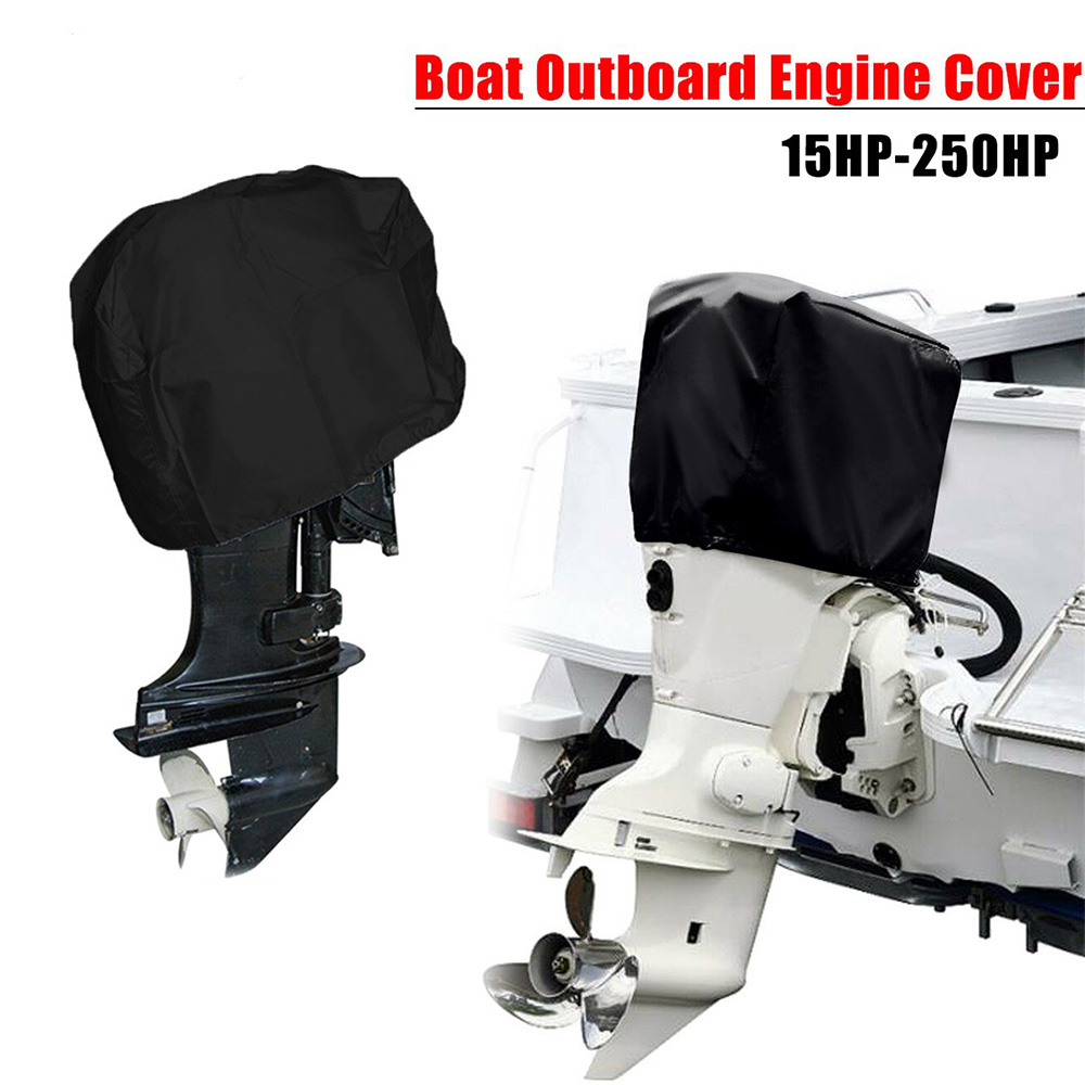 エンジンヨットカバー,15-250hp 210d,防水,ボー - Outboard Motor Cover Waterproof のレビューと価格
