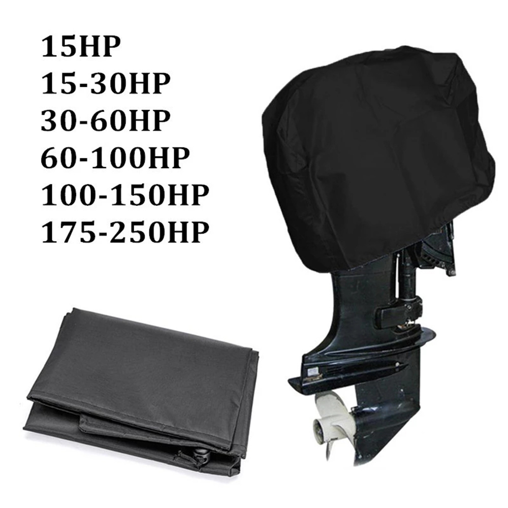 エンジンヨットカバー,15-250hp 210d,防水,ボー - Outboard Motor Cover Waterproof のレビューと価格