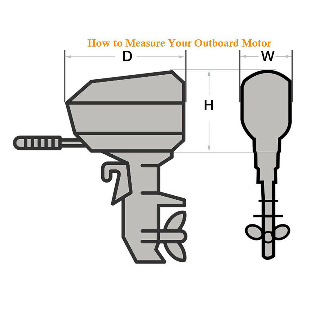 エンジンヨットカバー,15-250hp 210d,防水,ボー - Outboard Motor Cover Waterproof のレビューと価格