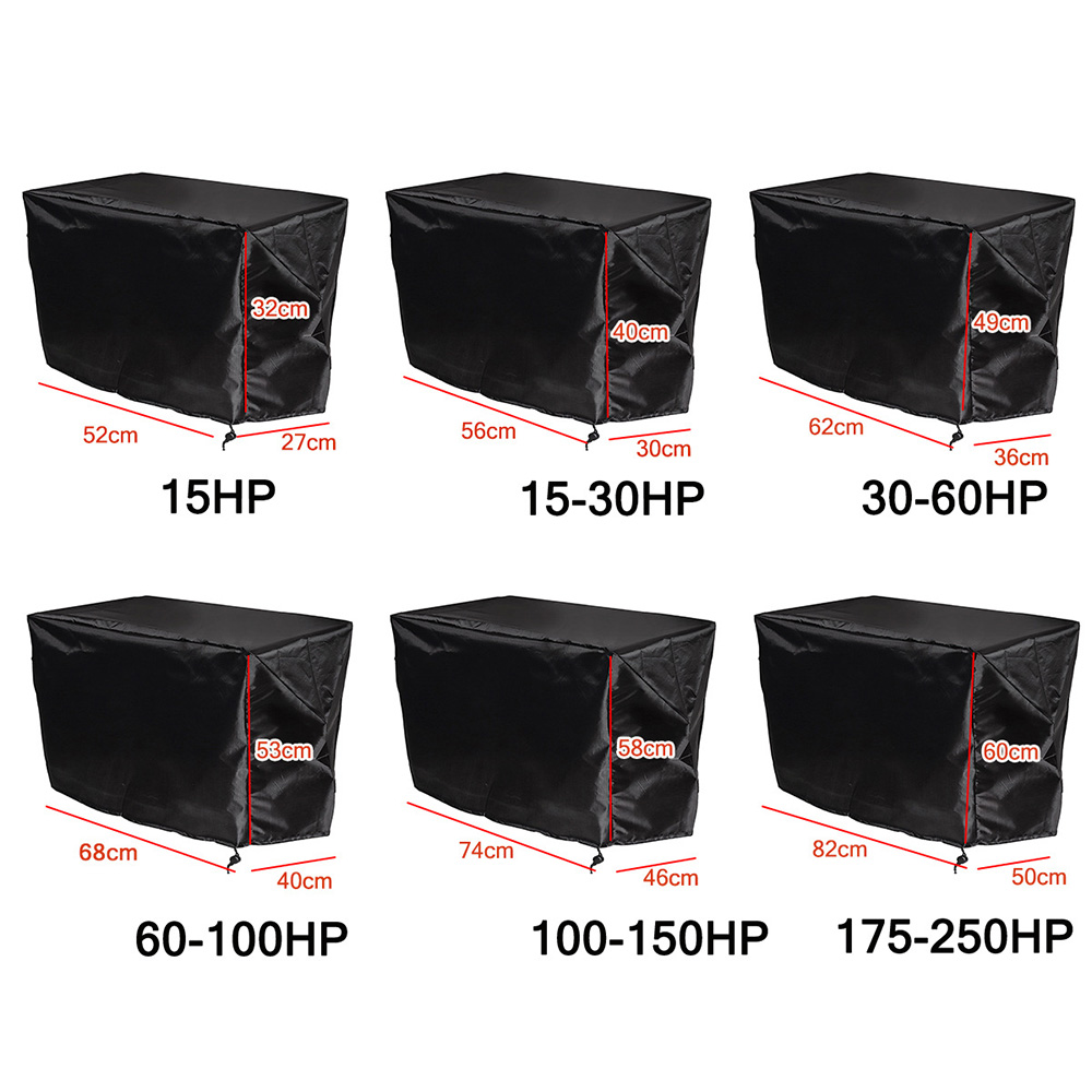 エンジンヨットカバー,15-250hp 210d,防水,ボー - Outboard Motor Cover Waterproof のレビューと価格