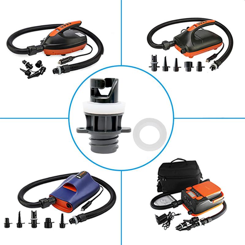 新発売 1/2/3 個エアバルブアダプターインフレータブルボ - Inflatable Boat Electric Pump のレビューと価格