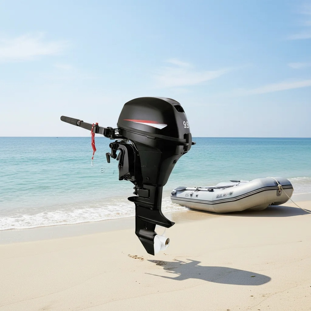 AIQIDIの人気商品 4ストローク船外機 9.9馬力 12 - Outboard Motor 9.9Hp 4 Stroke のレビューと価格