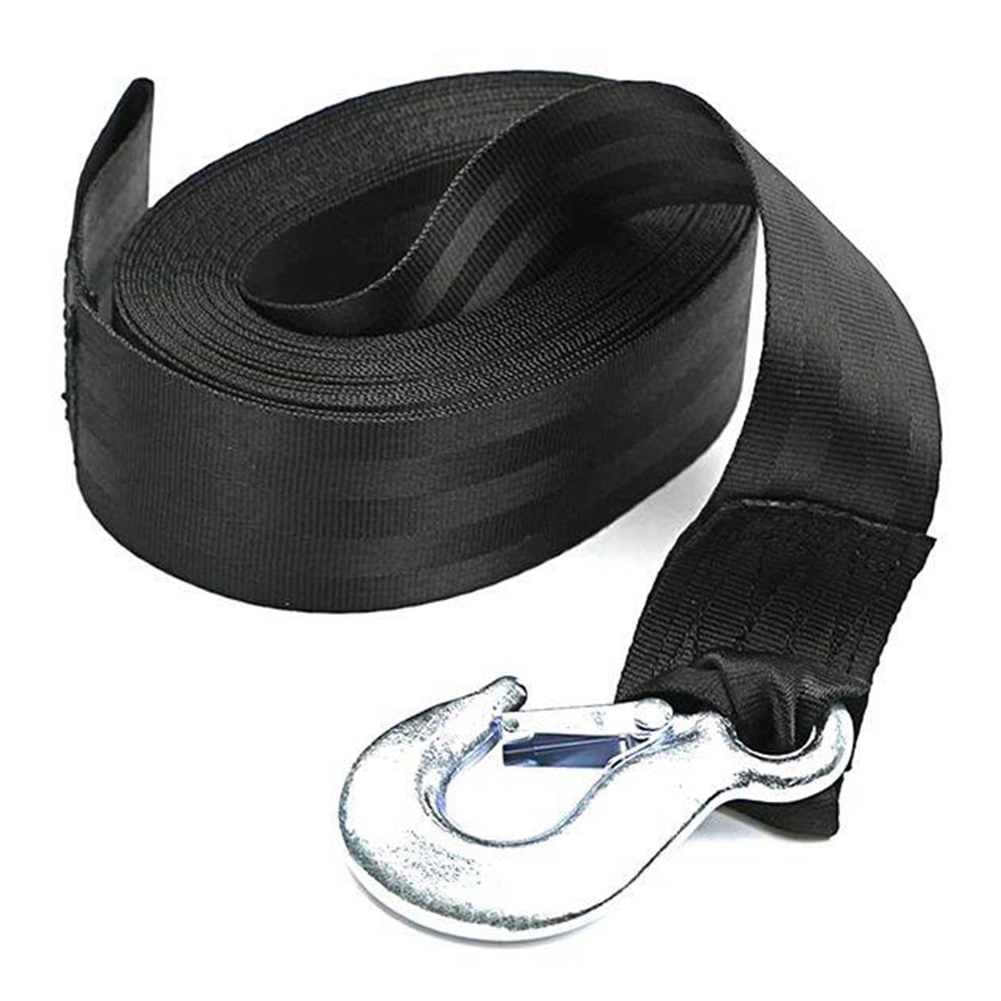 高級感のあるボート用ウインチストラップ。フックと安全ラッチ付 - Boat Trailer Winch Strap のレビューと価格