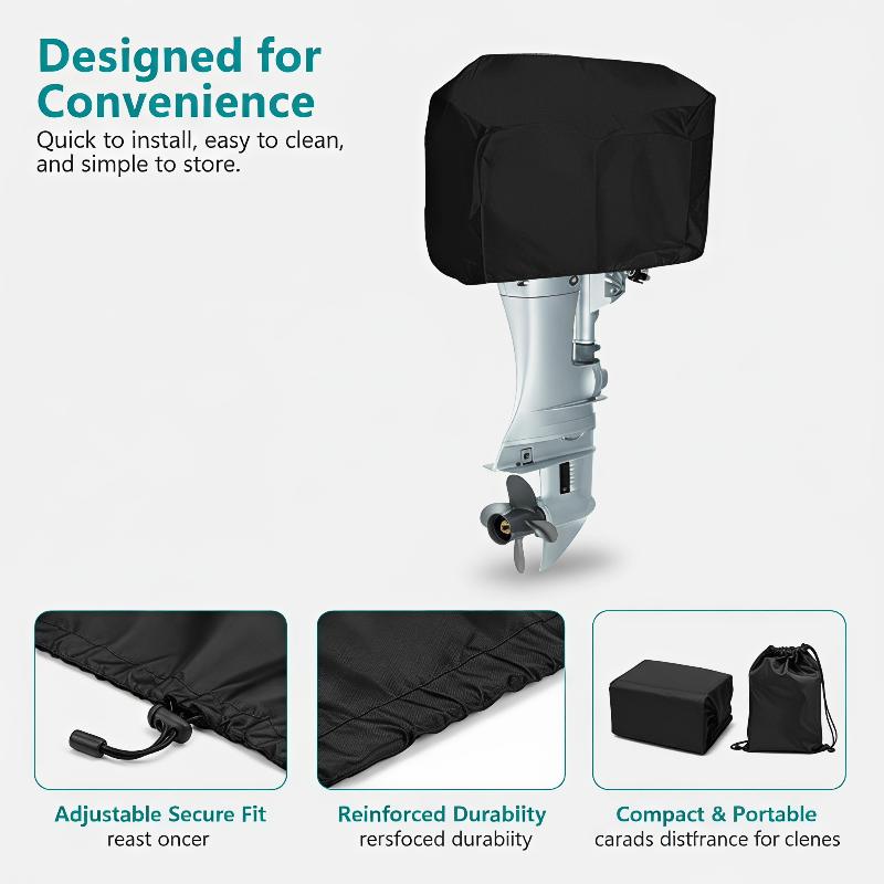 15-250HP フルアウトボードモーターカバー 210D  - Outboard Motor Cover Waterproof のレビューと価格