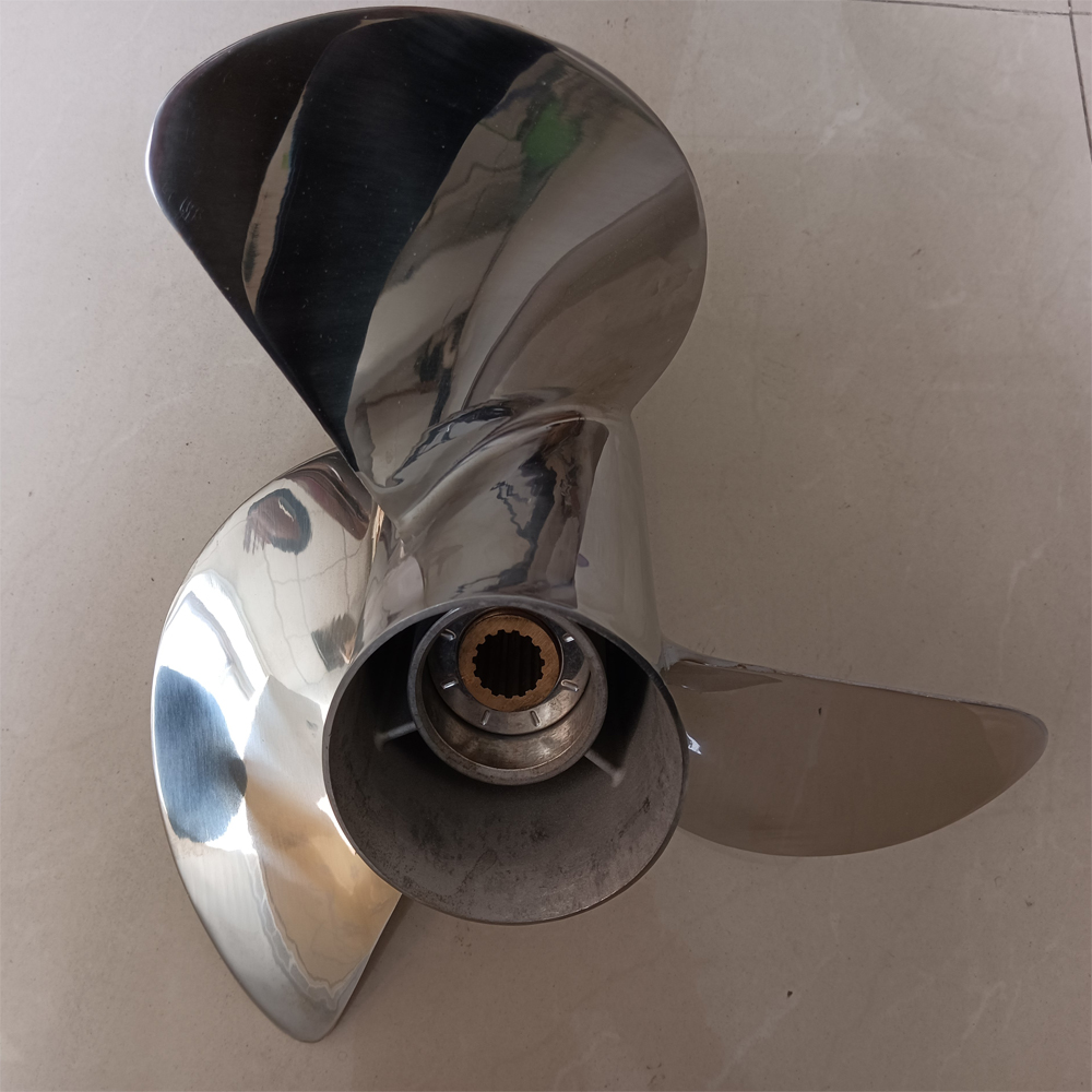 高品質ステンレス鋼プロペラ 15 インチ 13 1/2*15 - Outboard Motor Propeller Stainless のレビューと価格