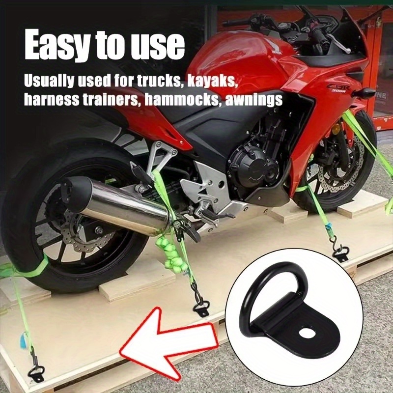 10個入りD型鉄製ステンレススチール製プルフックアンカーリン - Boat Trailer Winch Strap のレビューと価格
