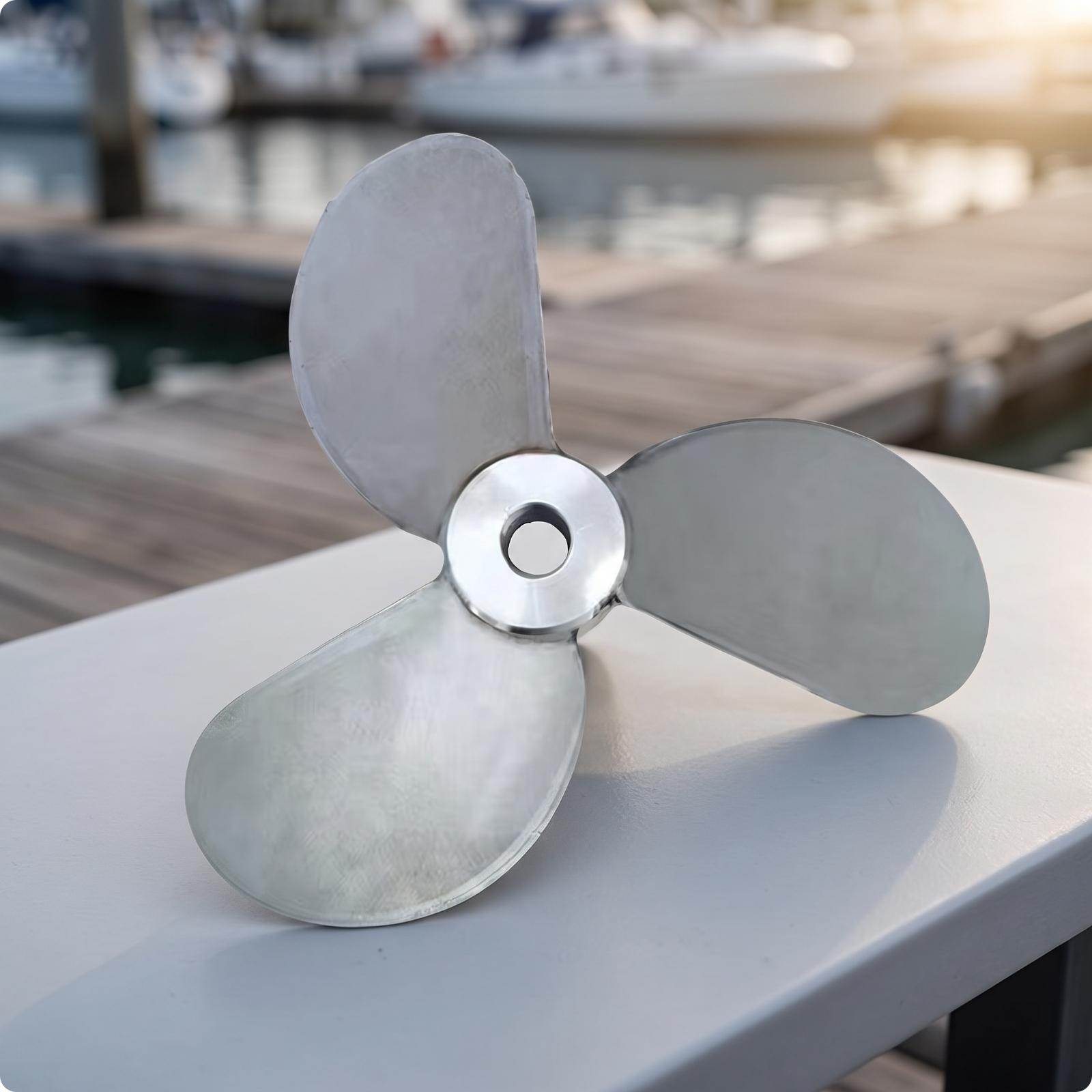 船外機用プロペラ、170mm、ステンレス製、ウォーターポンプ - Outboard Motor Propeller Stainless のレビューと価格