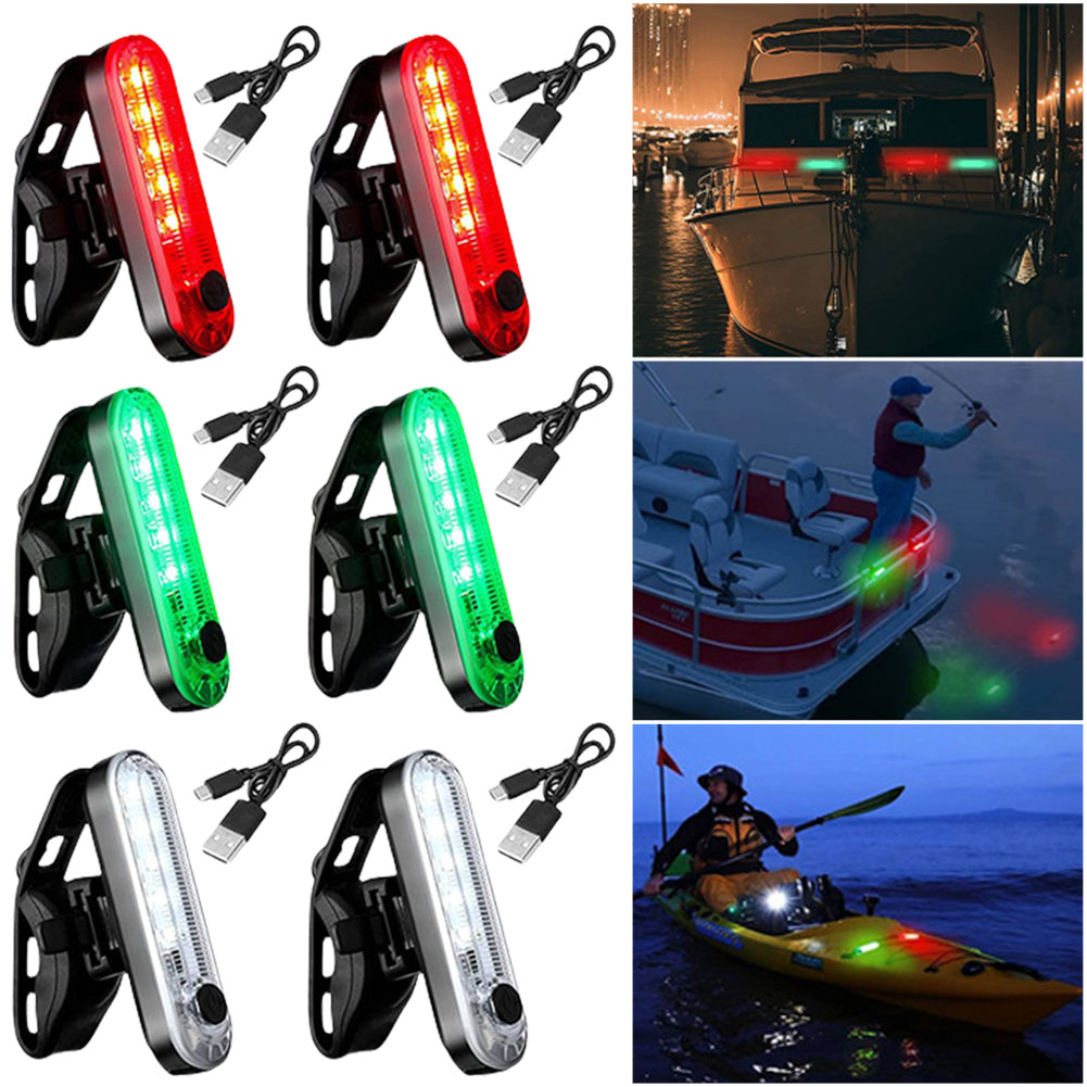 LED ボートナビゲーションライト USB 充電セーリング信 - Boat Trailer Winch Strap のレビューと価格