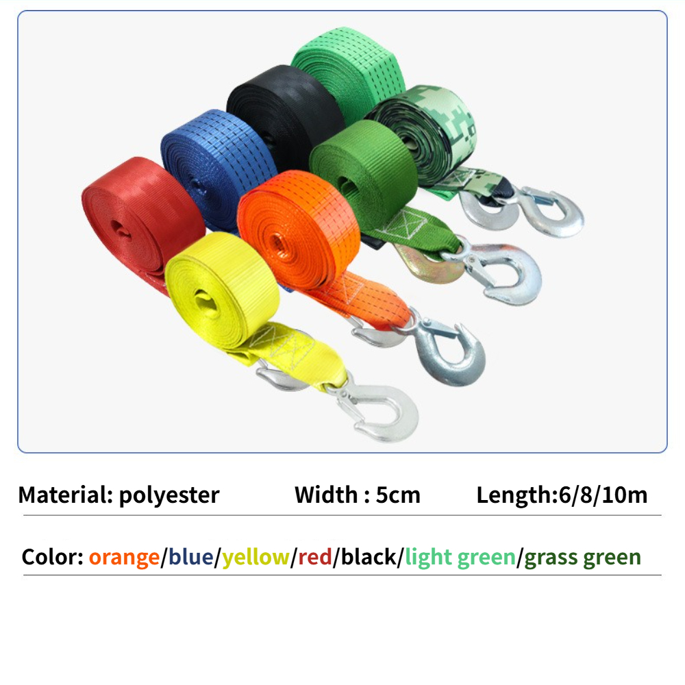 1PC ウインチストラップ フック付き 車両牽引用 交換用高 - Boat Trailer Winch Strap のレビューと価格