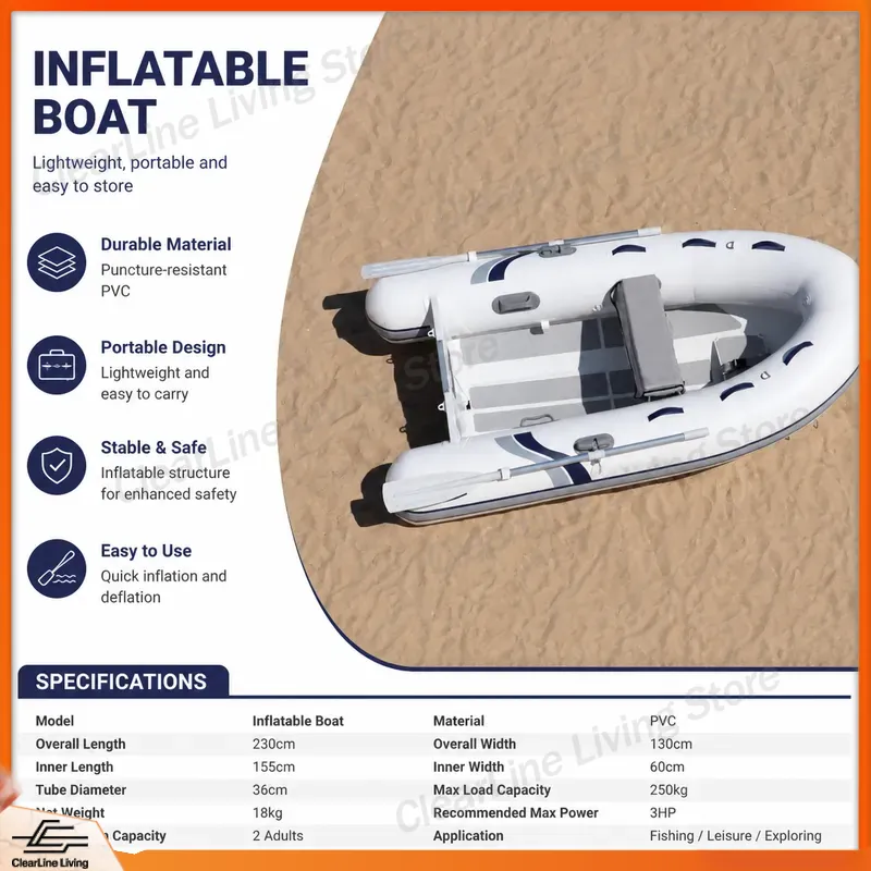 3M 3.3M ミニインフレータブルボート グラスファイバー - Inflatable Boat 3.3M Pvc のレビューと価格
